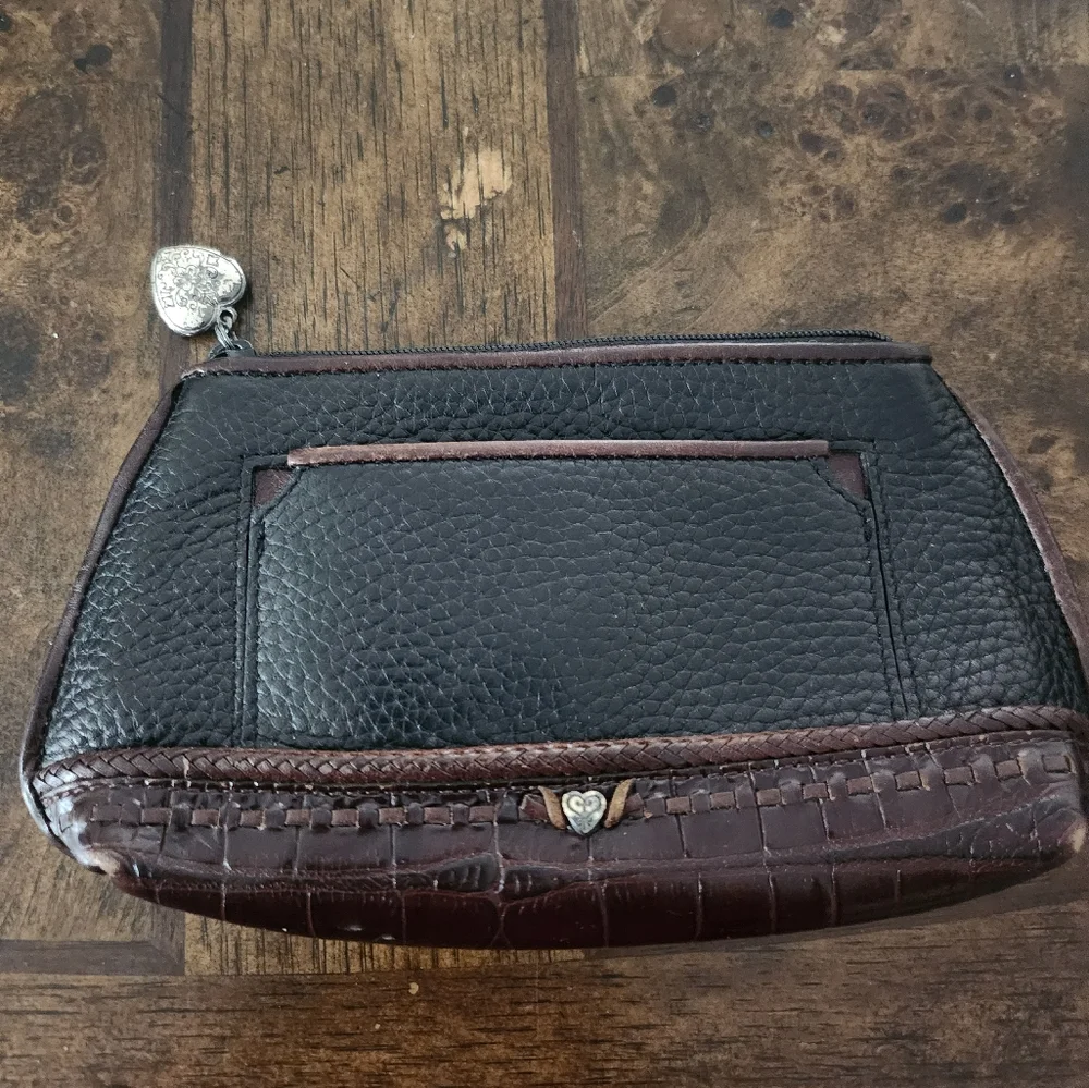 BRIGHTON leather pouch wallet